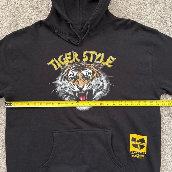 🔴Wu-Tang Hoodie Size XL Tiger Style Mitchell & Ness WuTang Clan Gza Raekwon - Picture 11 of 14
